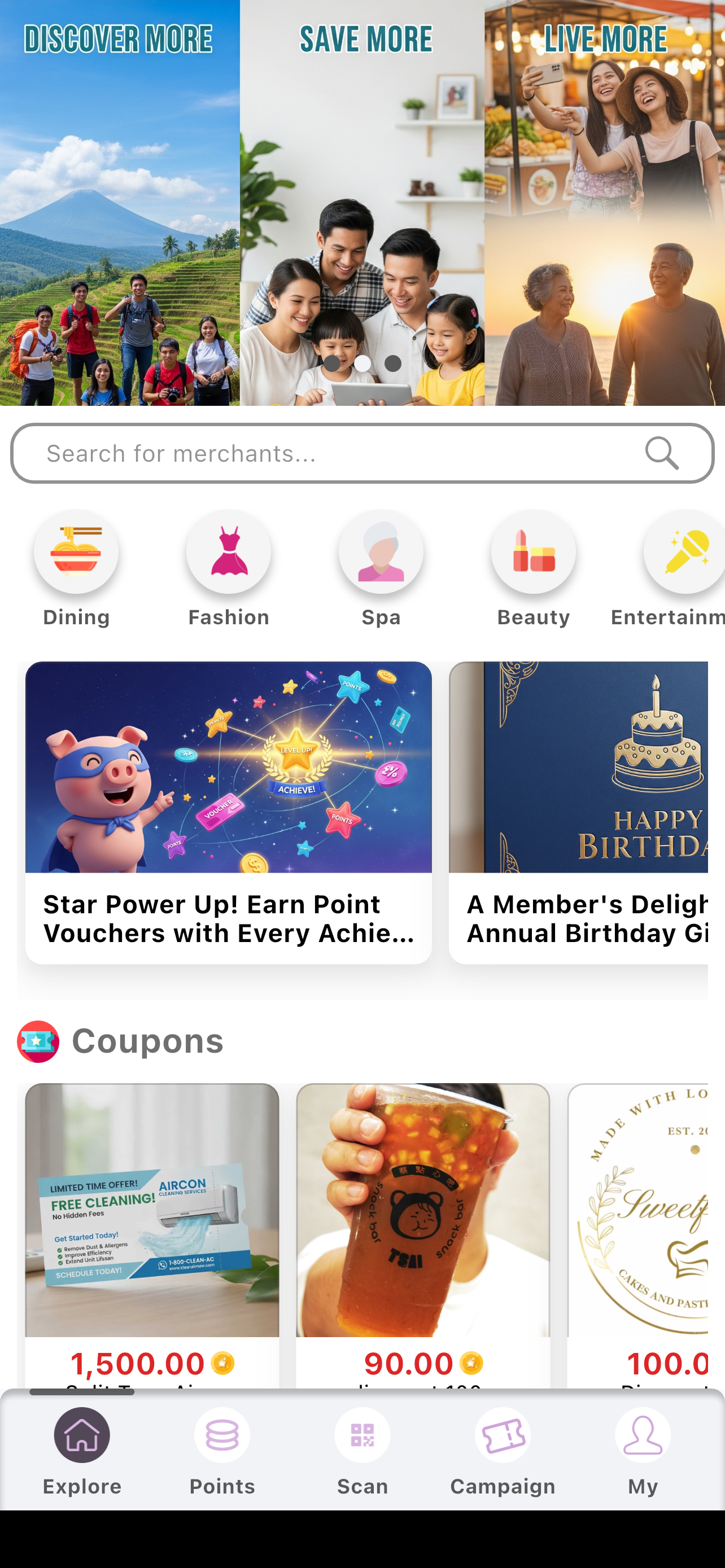 Member App Screenshot