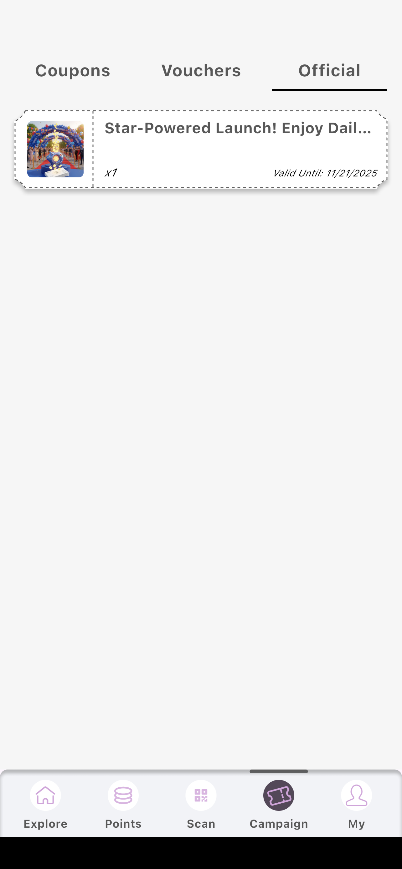 Member App Screenshot