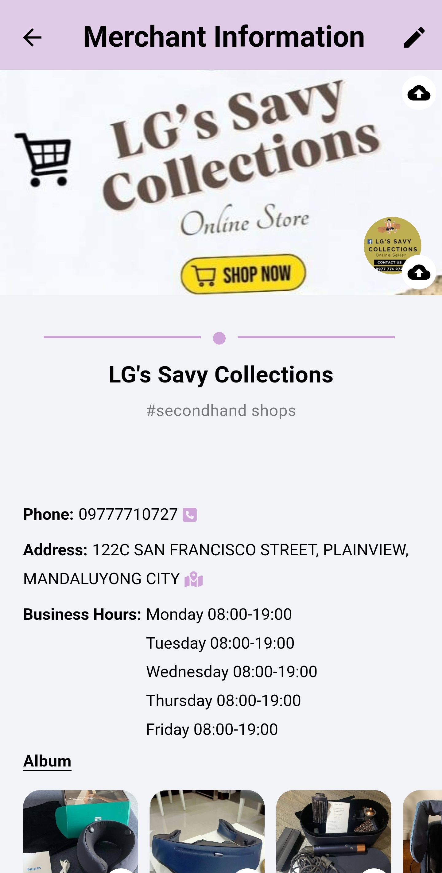 Merchant App Screenshot